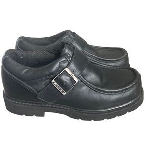 LUGZ Men’s Vintage 90’s Y2K  Strutt Lo Black Leather Boot Size 6.5